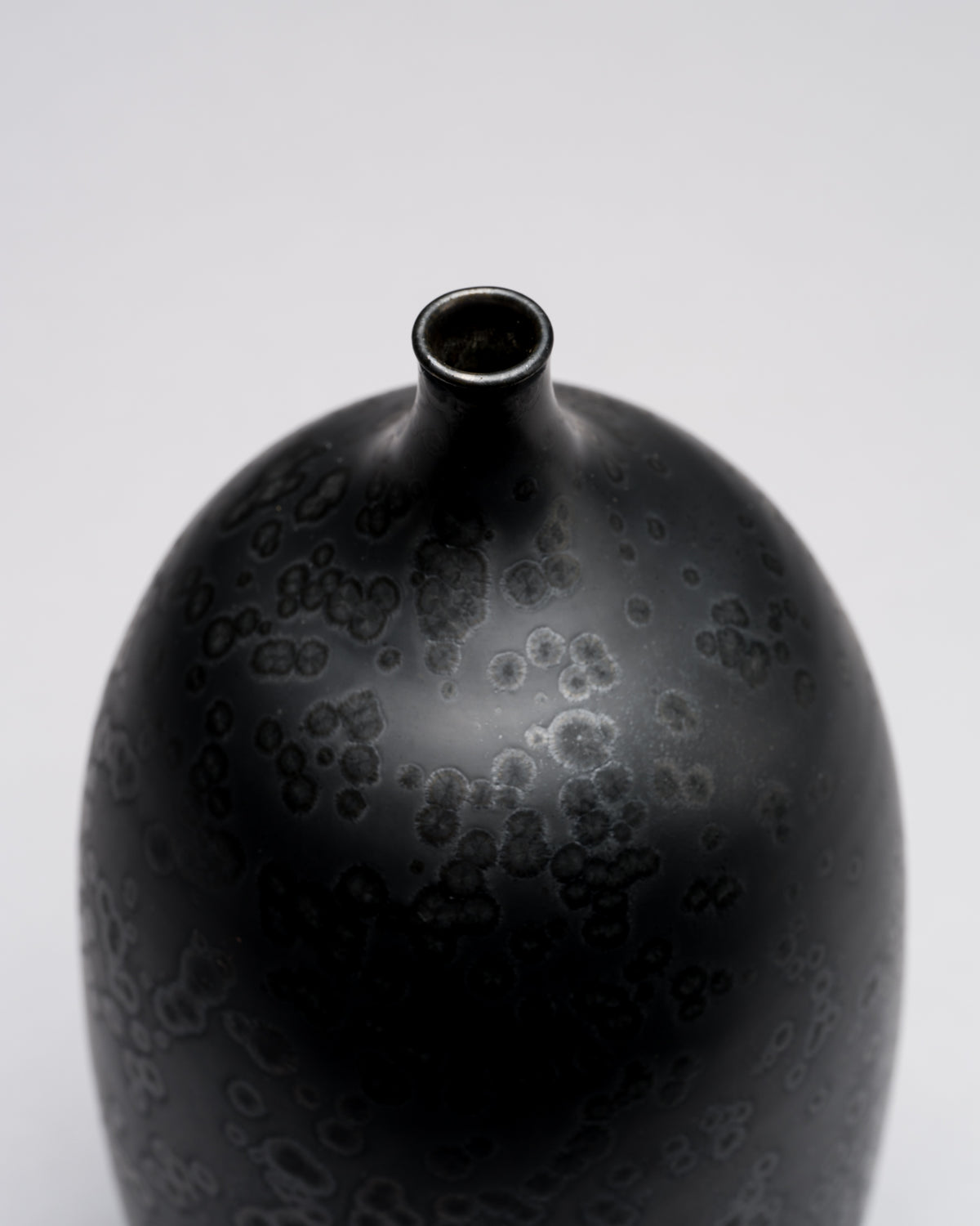 Crystalline-Glaze Studio Pottery Vase – Karin & Walther Zander, 1977