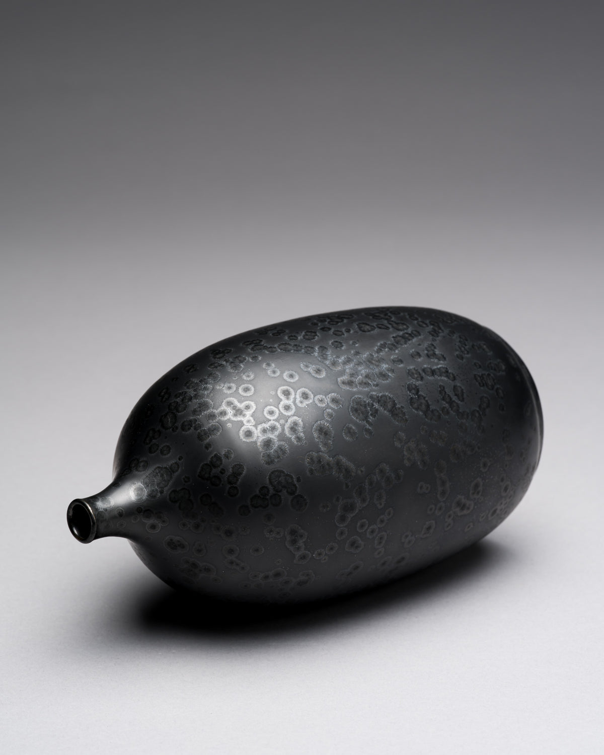 Crystalline-Glaze Studio Pottery Vase – Karin & Walther Zander, 1977