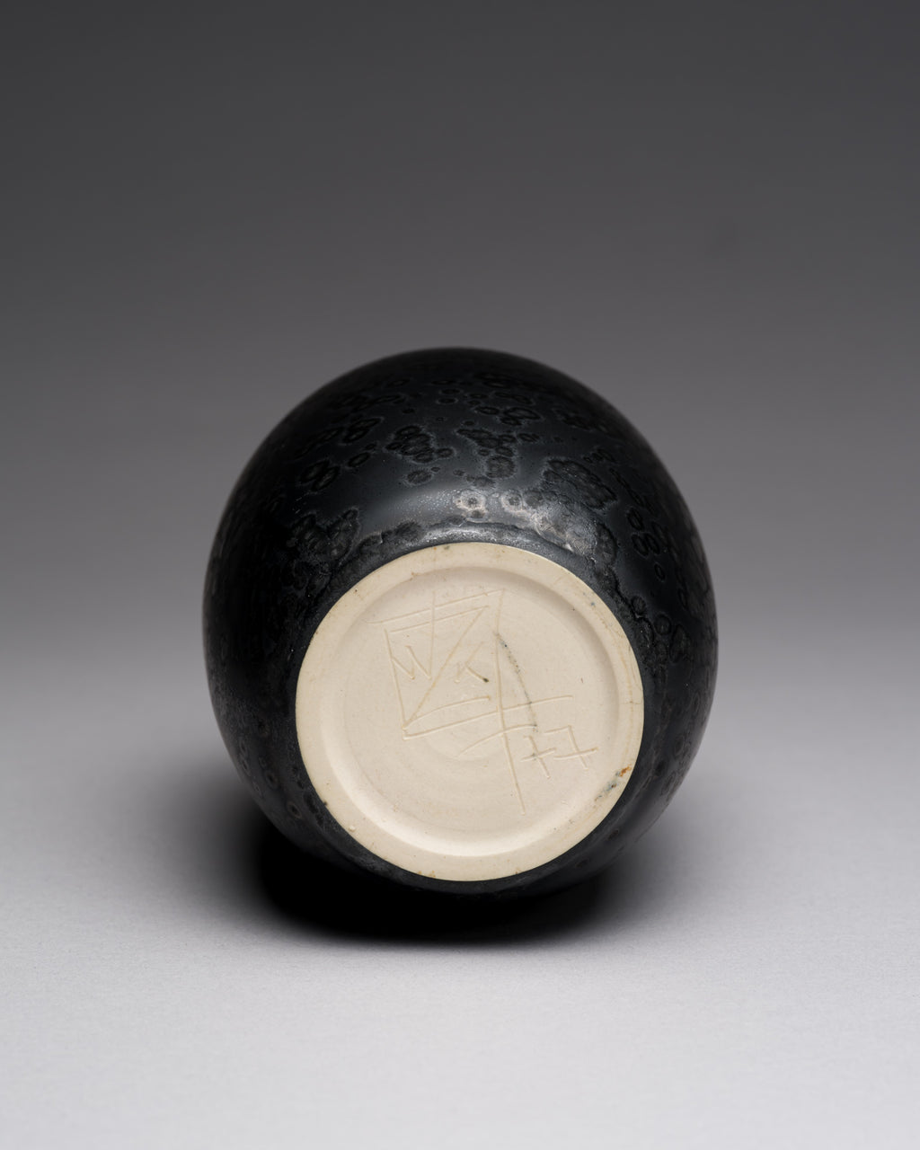 Crystalline-Glaze Studio Pottery Vase – Karin & Walther Zander, 1977