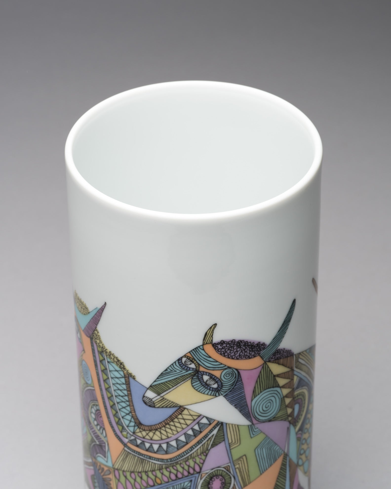 “Bulls, Lions & Roosters” Porcelain Trio  – Cuno Fischer for Rosenthal, 1970s