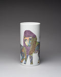 “Lions” Porcelain Vase – Cuno Fischer for Rosenthal, 1970s