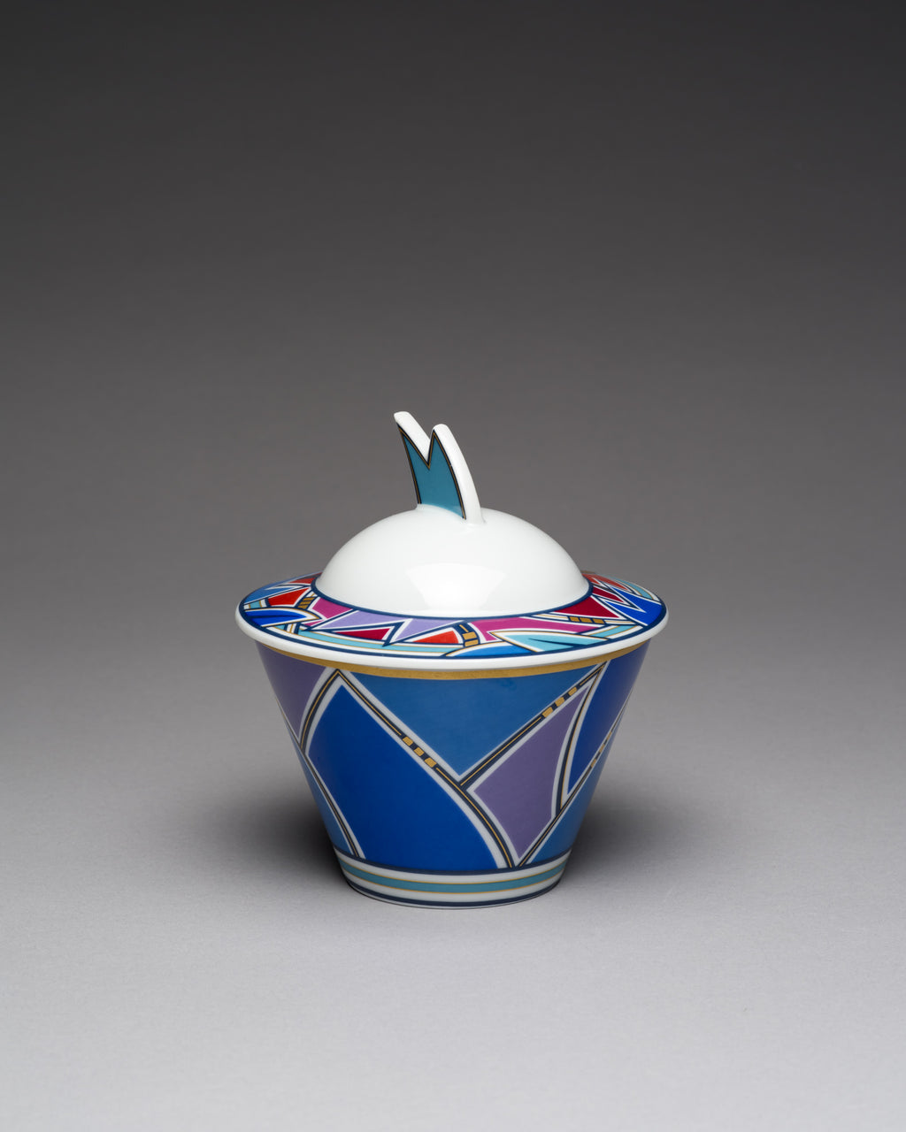Porcelain Lidded Box – Solveig Samhaber for Rosenthal, 1980s