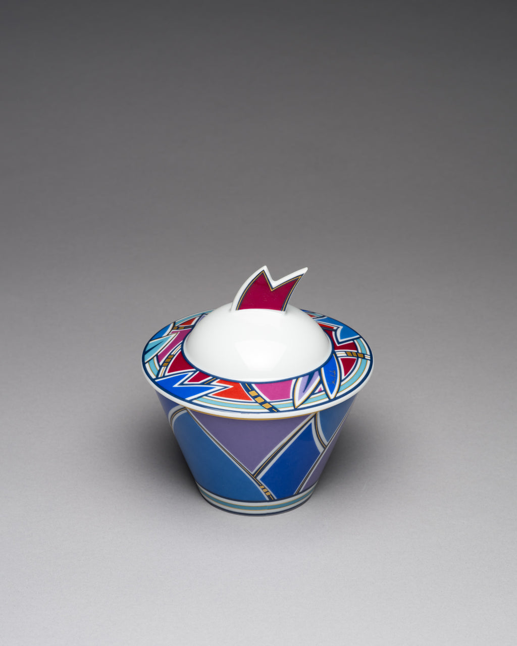 Porcelain Lidded Box – Solveig Samhaber for Rosenthal, 1980s