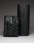 Porcelaine Noire Vase Duo – Martin Freyer for Rosenthal, 1960s–70s
