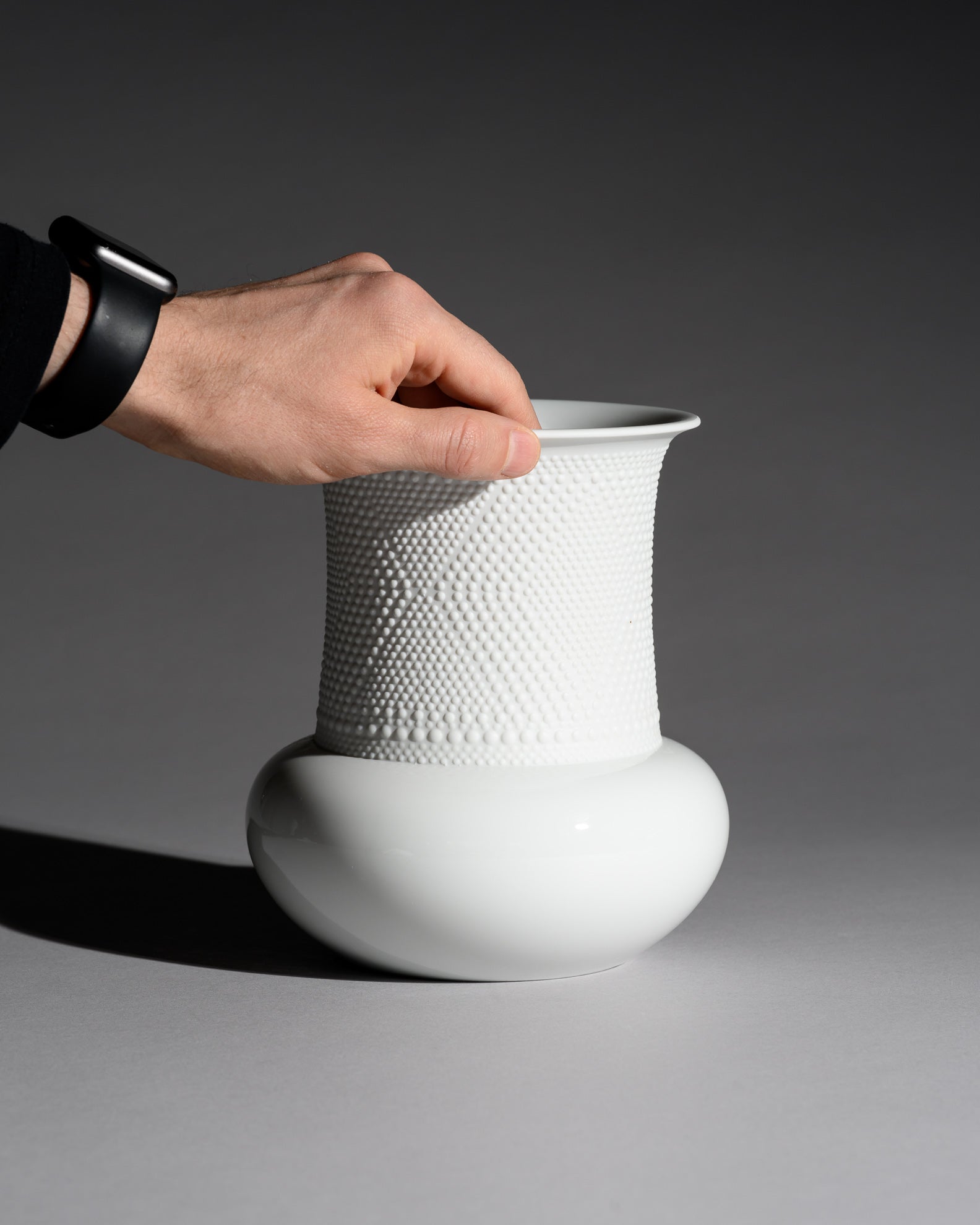Bisque porcelain Vase Duo – Tapio Wirkkala for Rosenthal, 1960s / 2012