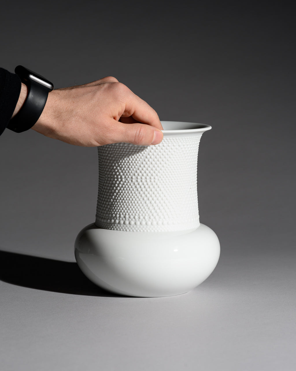 Black & White Porcelain Duo – Tapio Wirkkala for Rosenthal, 1980s
