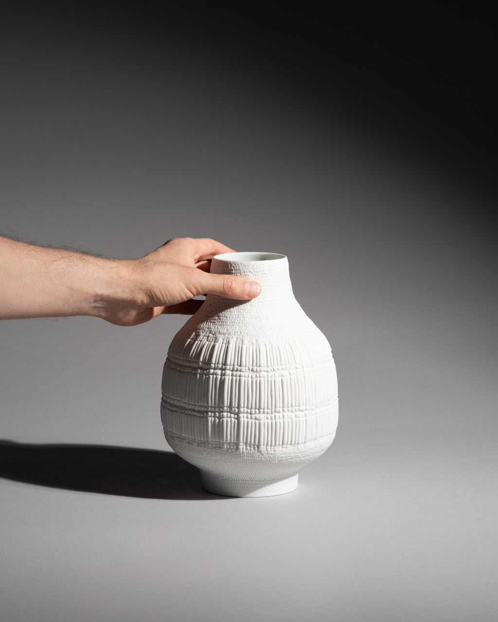 Structura Bisque Porcelain Duo – Elsa Fischer-Treyden & Margret Hildebrand for Rosenthal, 1970s