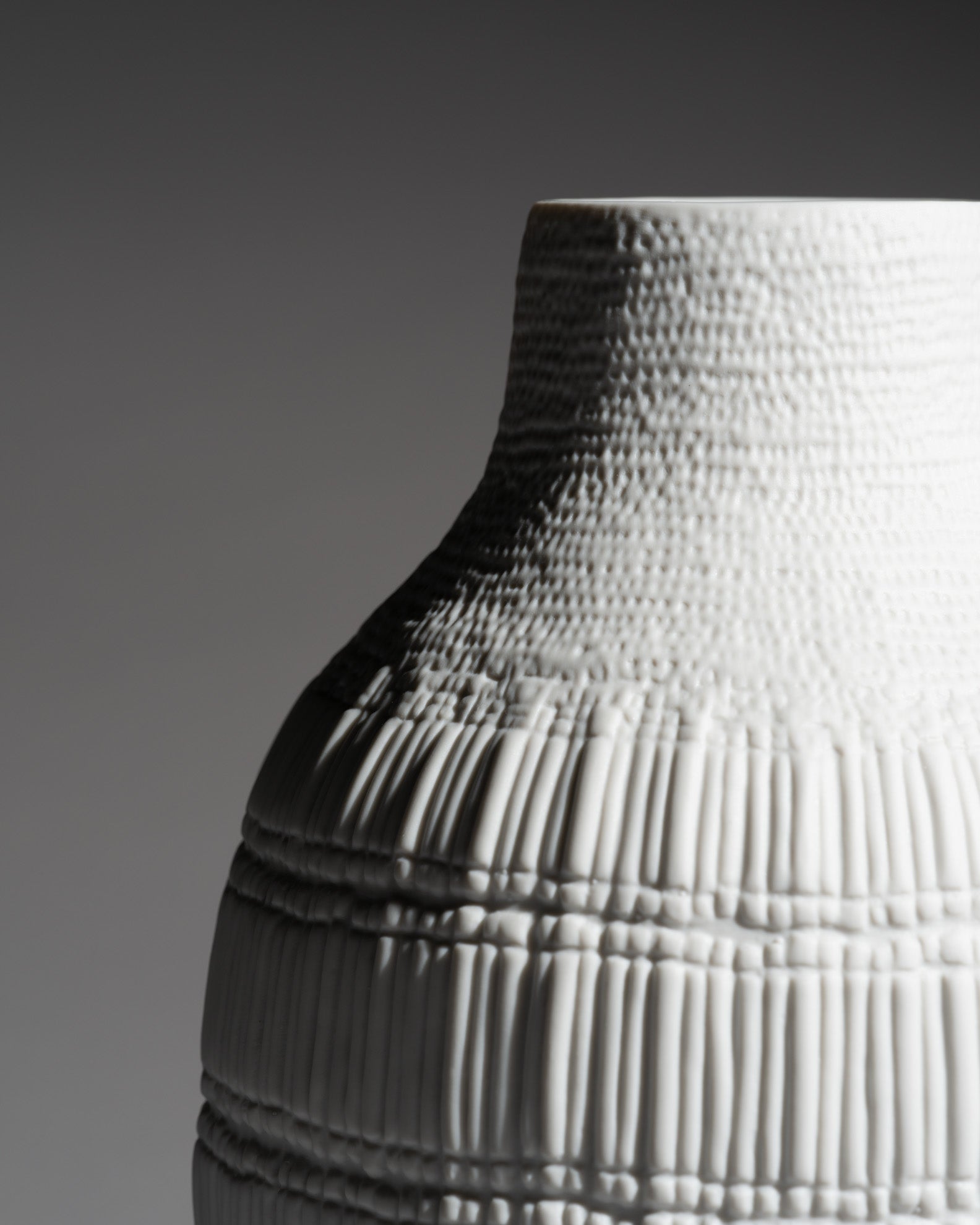 Structura Bisque Porcelain Duo – Elsa Fischer-Treyden & Margret Hildebrand for Rosenthal, 1970s