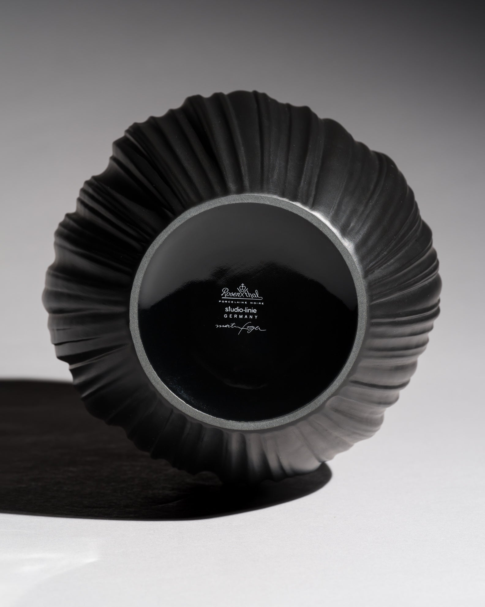 Plissée Vase Duo – Martin Freyer for Rosenthal, 1980s