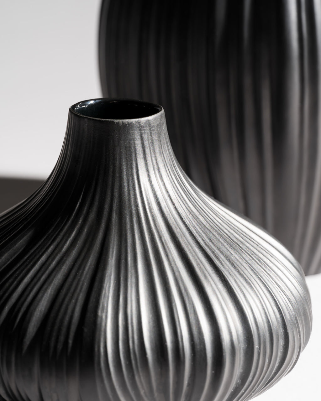 Plissée Vase Duo – Martin Freyer for Rosenthal, 1980s