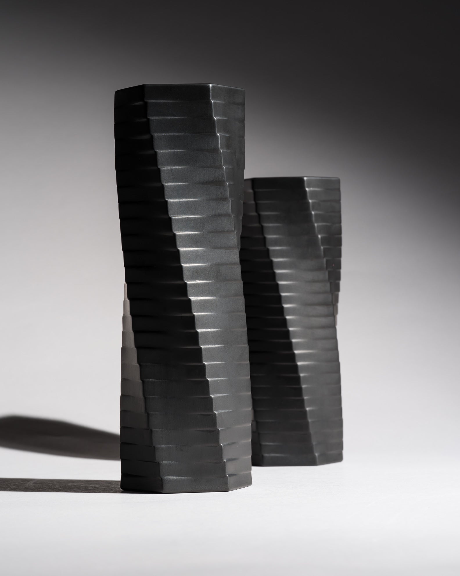 “Pisa” Vase Duo  – Werner Uhl for Rosenthal, 1980s