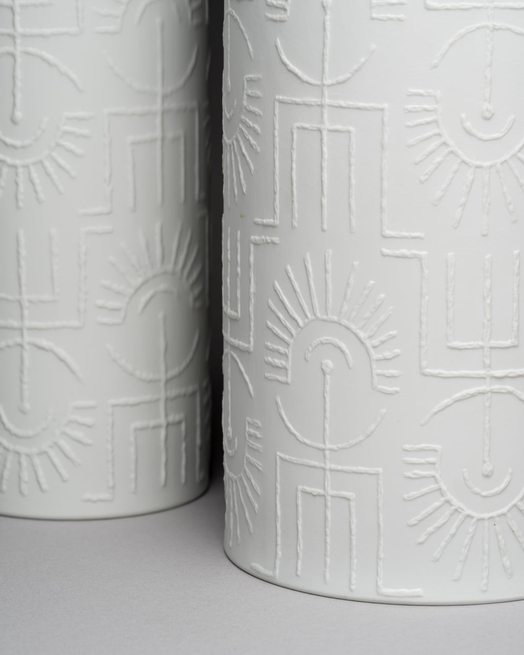 “Tribal” Porcelain Duo – Cuno Fischer for Rosenthal, 1964