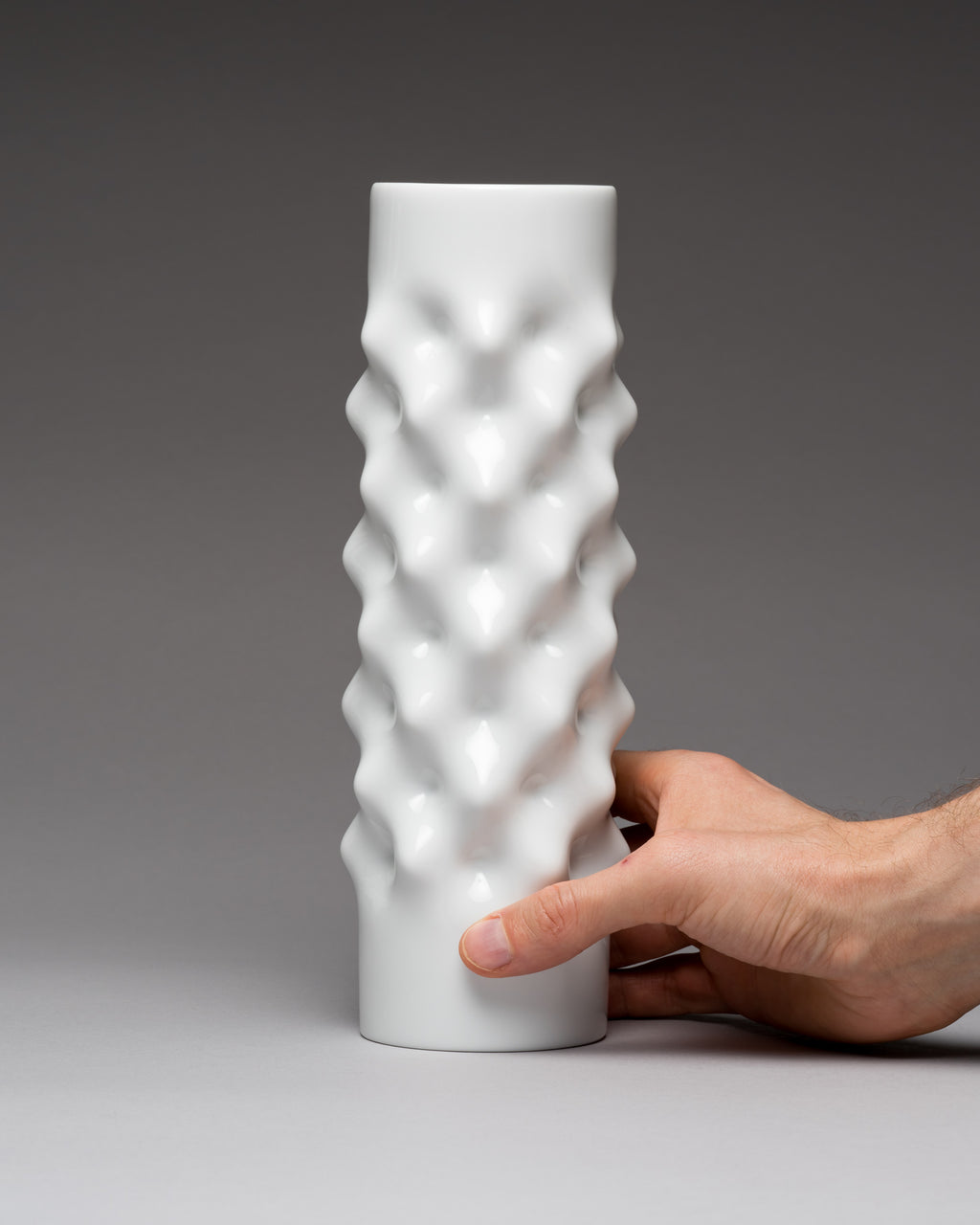 Vibrations Porcelain Vase Duo – Dieter Mankau for Rosenthal, 1970s–1980s