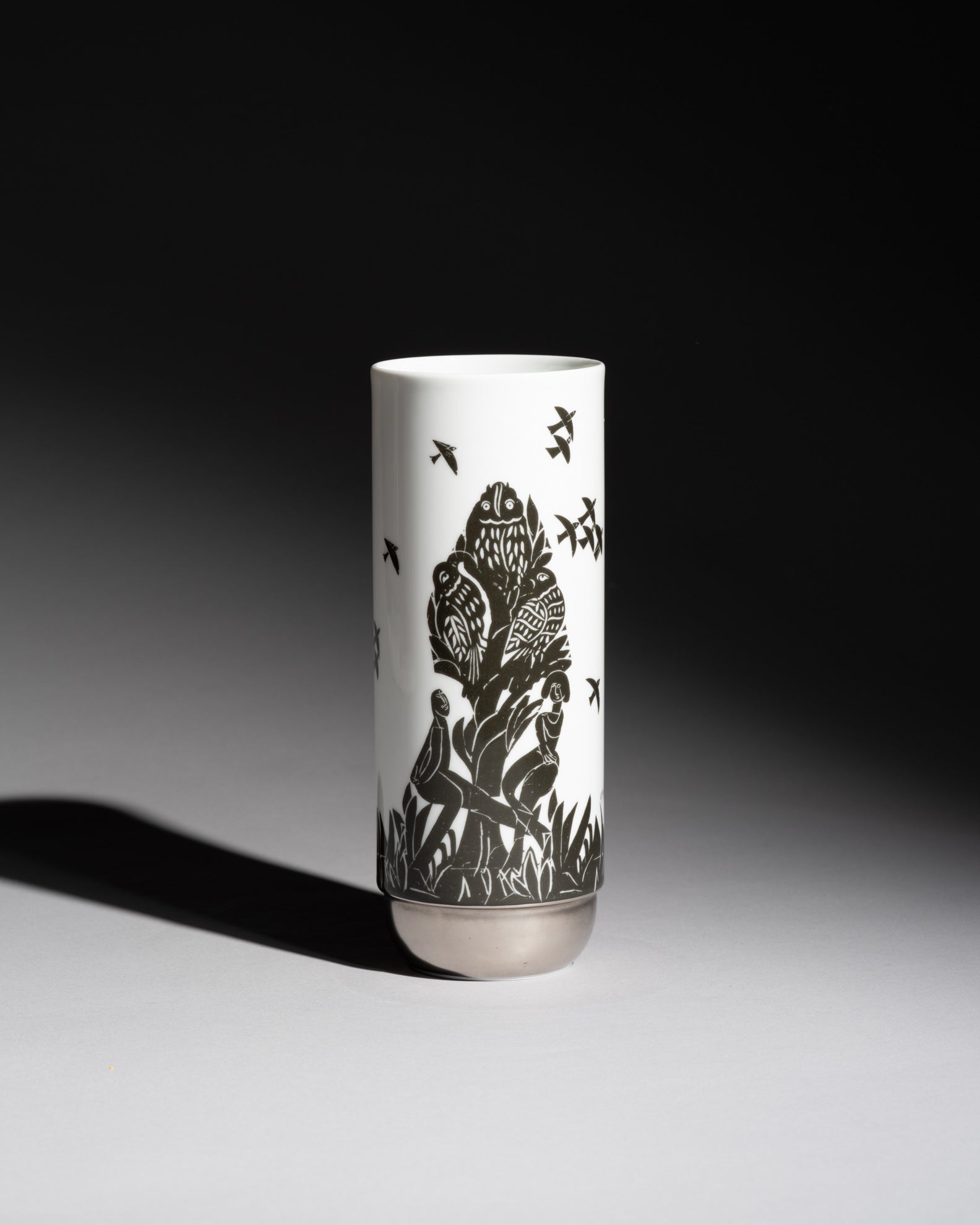 “Pastorale” Porcelain Vase – HAP Grieshaber & Ambrogio Pozzi for Rosenthal, 1970s