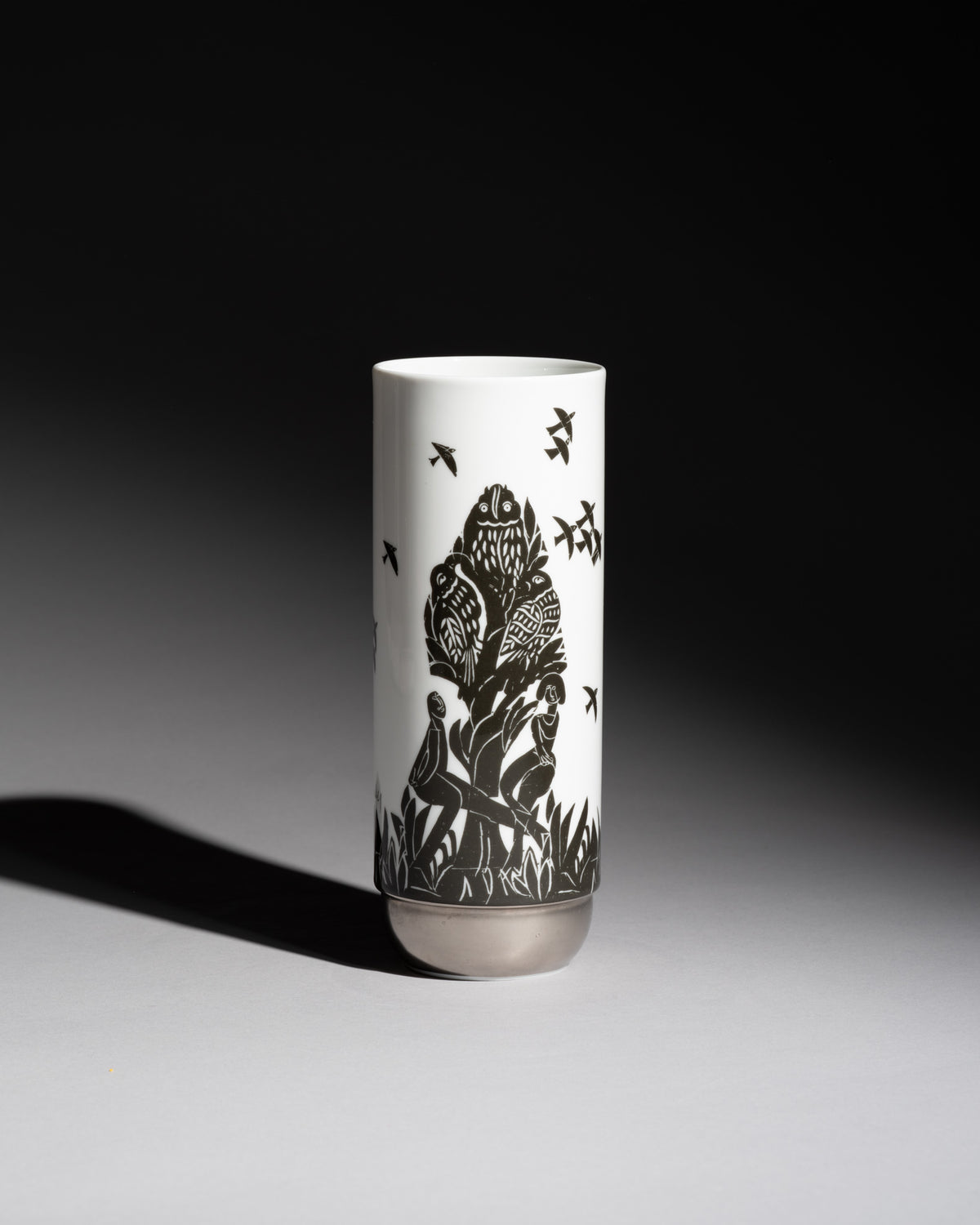 “Pastorale” Porcelain Vase – HAP Grieshaber & Ambrogio Pozzi for Rosenthal, 1970s