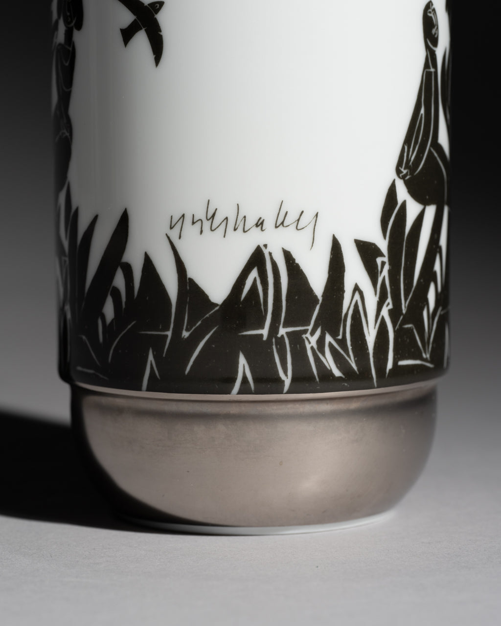“Pastorale” Porcelain Vase – HAP Grieshaber & Ambrogio Pozzi for Rosenthal, 1970s