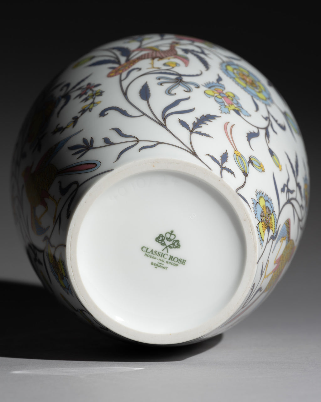 Porcelain Vase & Plate Duo – Rosenthal Classic Rose, 1980s