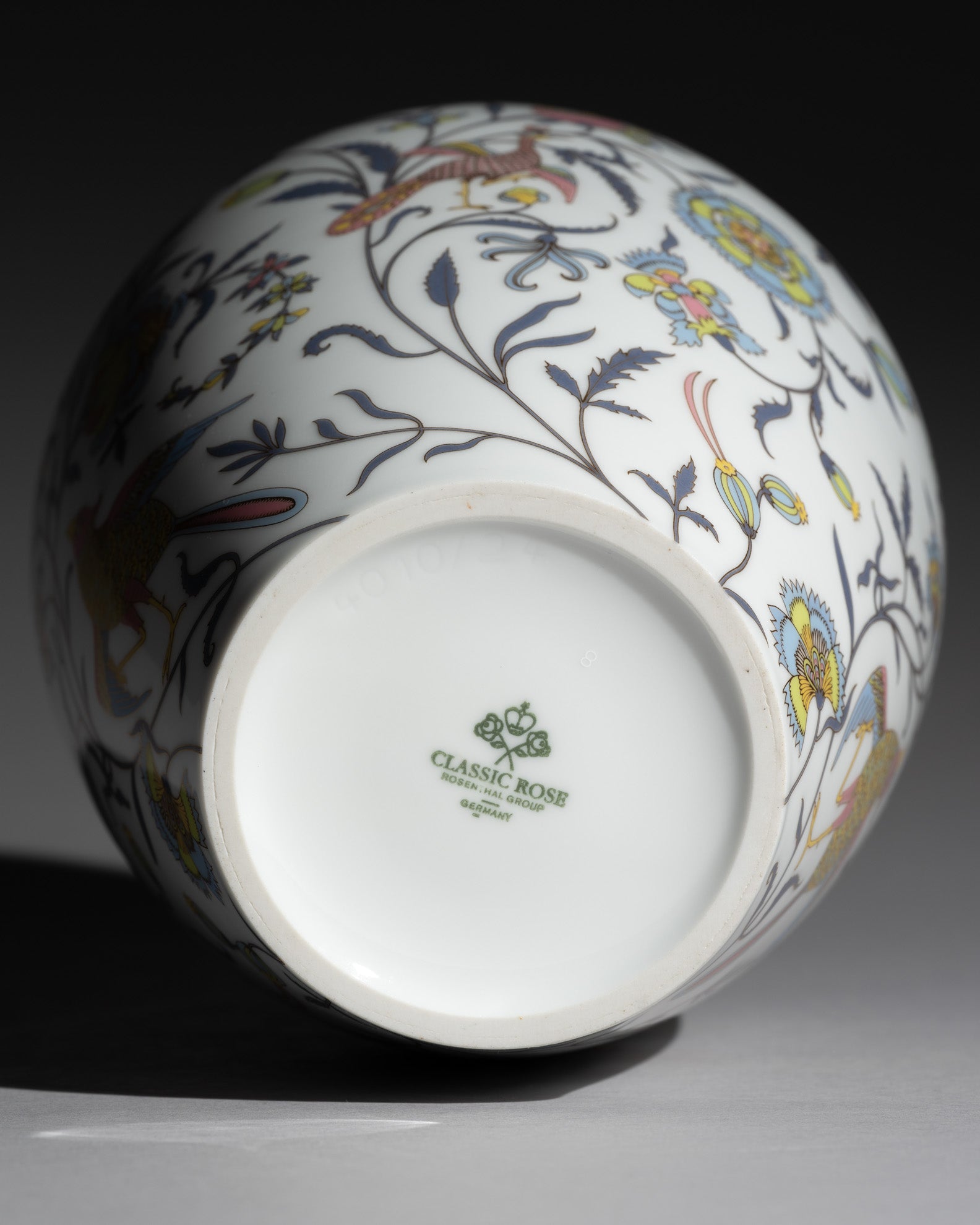 Porcelain Vase & Plate Duo – Rosenthal Classic Rose, 1980s