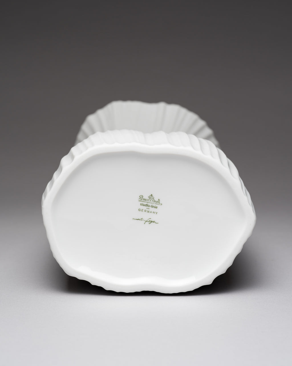 Plissée & Cascade Vase Duo – Martin Freyer for Rosenthal, 1972