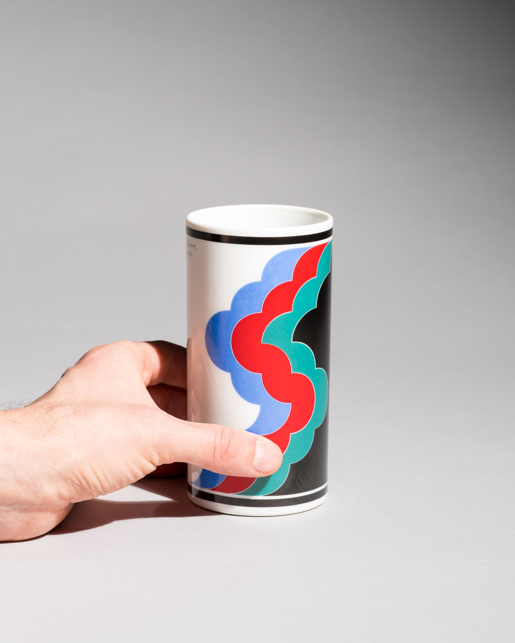 “Bewegung” Porcelain Vase – Natale Sapone for Rosenthal, 1971