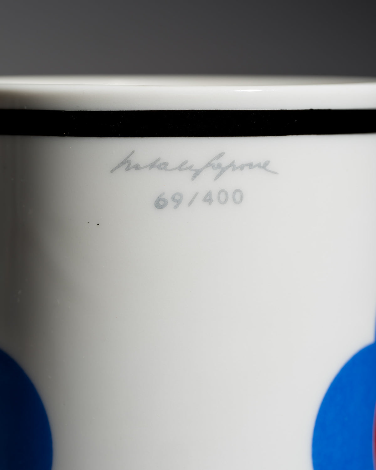 “Bewegung” Porcelain Vase – Natale Sapone for Rosenthal, 1971