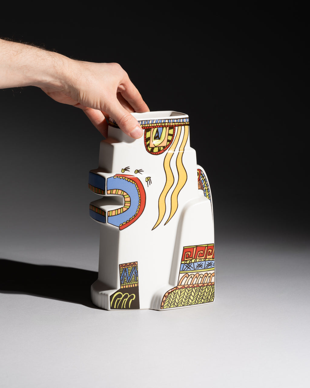 Leones Porcelain Vase Set – Javier Mariscal for Rosenthal, 1990s