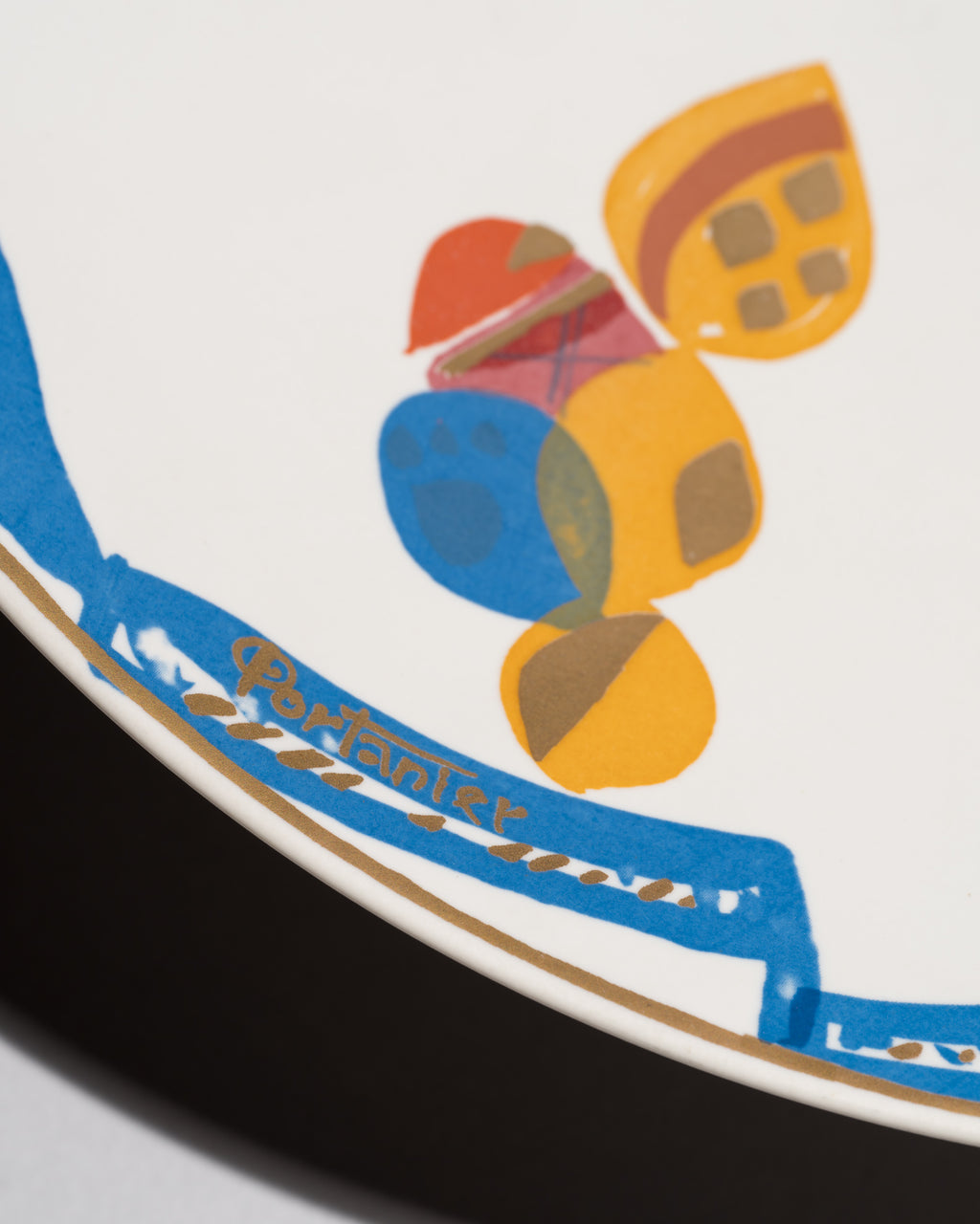 “Alta Mira” XL Porcelain Plate – Gilbert Portanier for Rosenthal, Late 20th Century