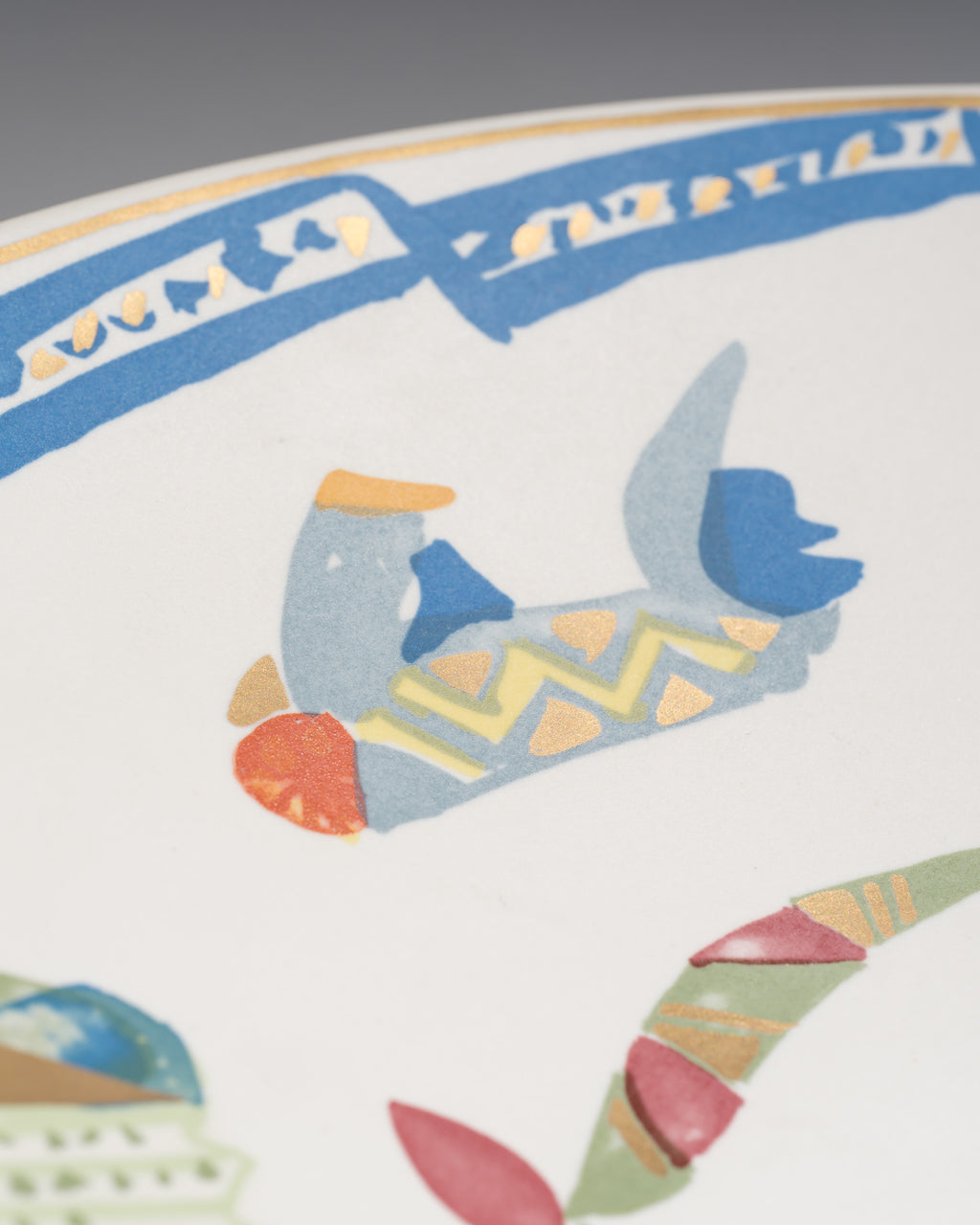 “Alta Mira” XL Porcelain Plate – Gilbert Portanier for Rosenthal, Late 20th Century