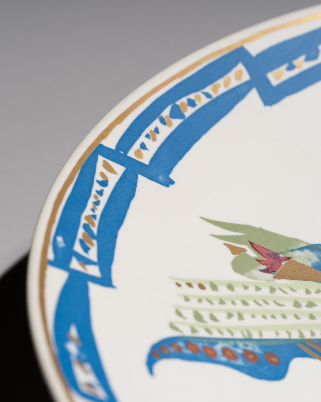 “Alta Mira” XL Porcelain Plate – Gilbert Portanier for Rosenthal, Late 20th Century