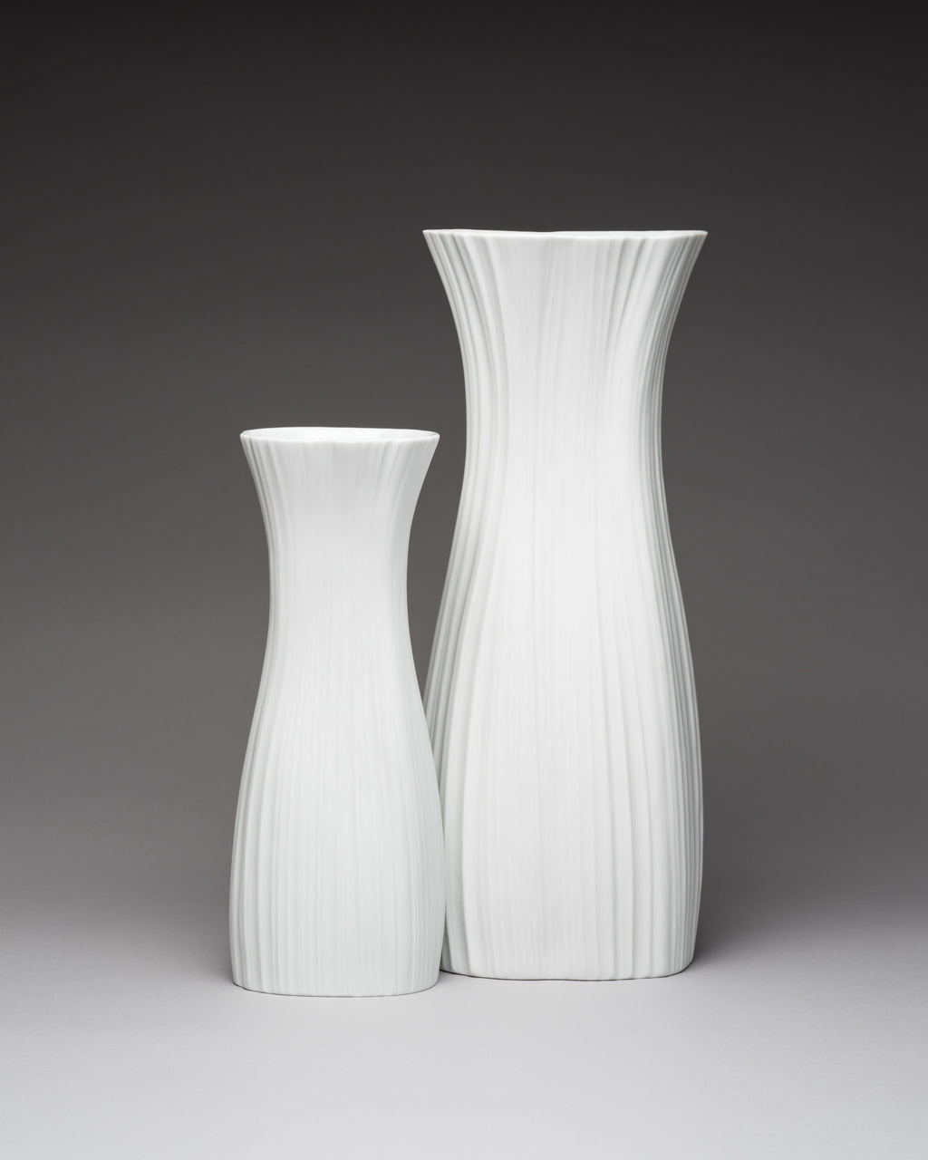 "Plissée" Porcelain Duo – Martin Freyer for Rosenthal, design 1968