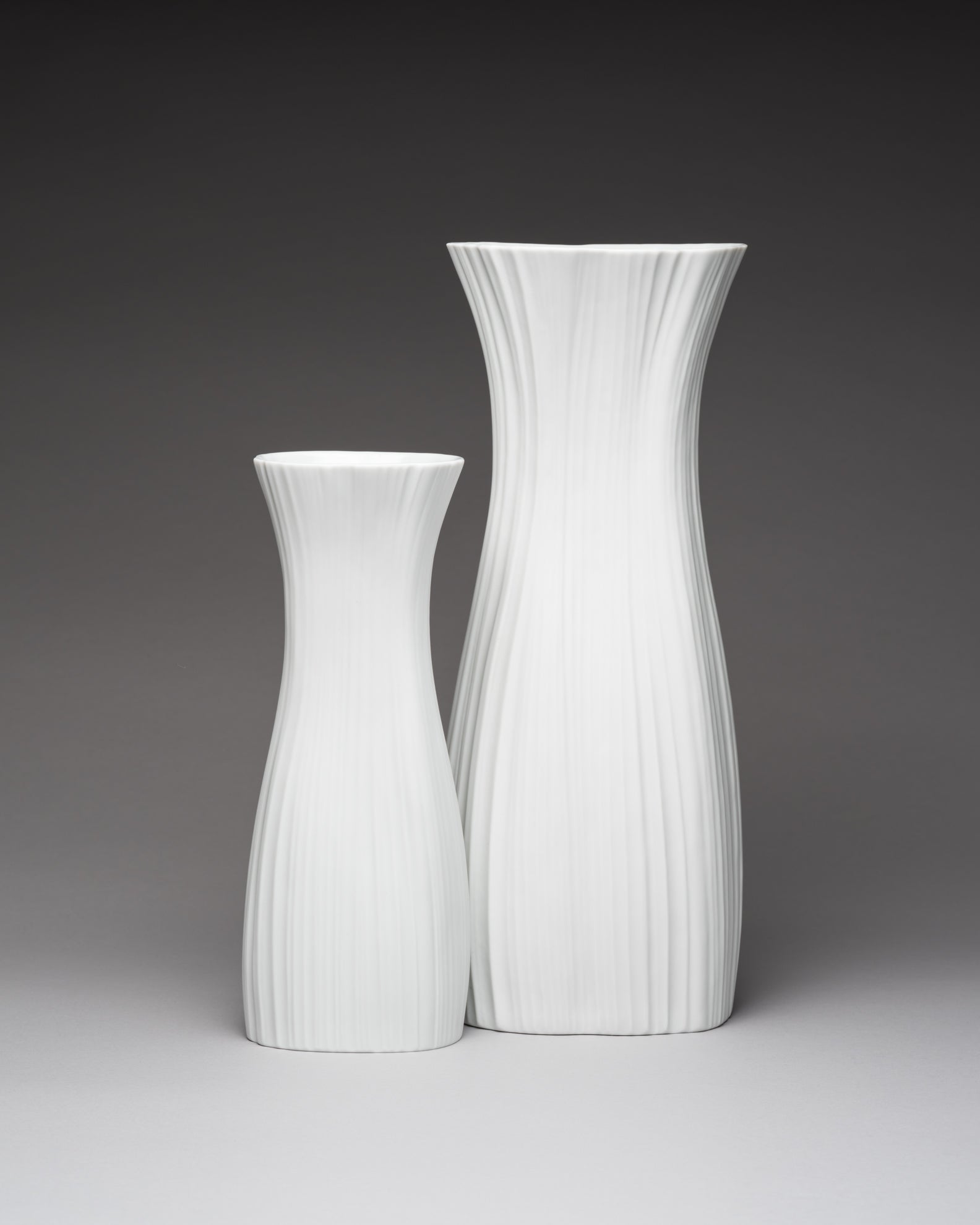 "Plissée" Porcelain Duo – Martin Freyer for Rosenthal, design 1968