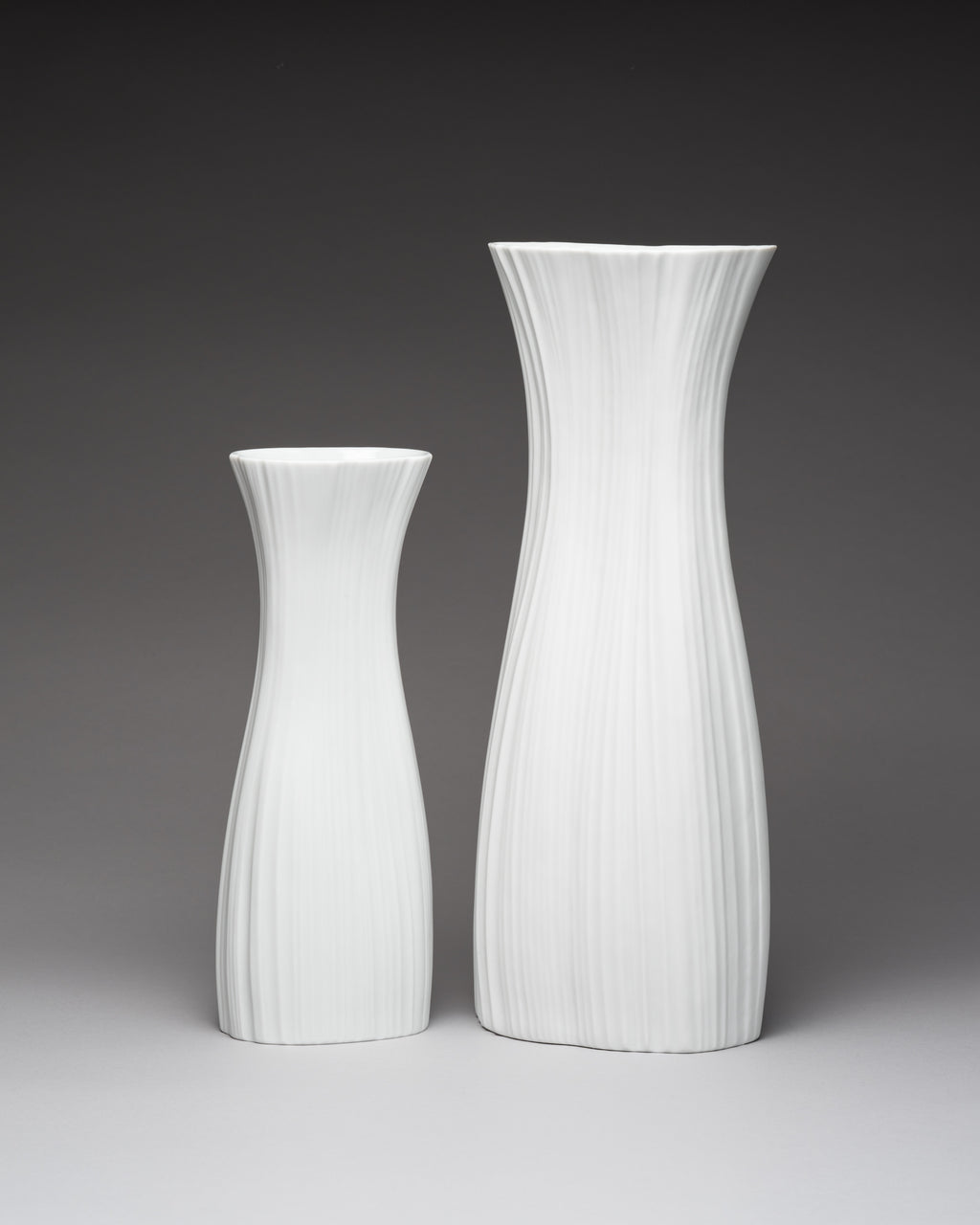 "Plissée" Porcelain Duo – Martin Freyer for Rosenthal, design 1968