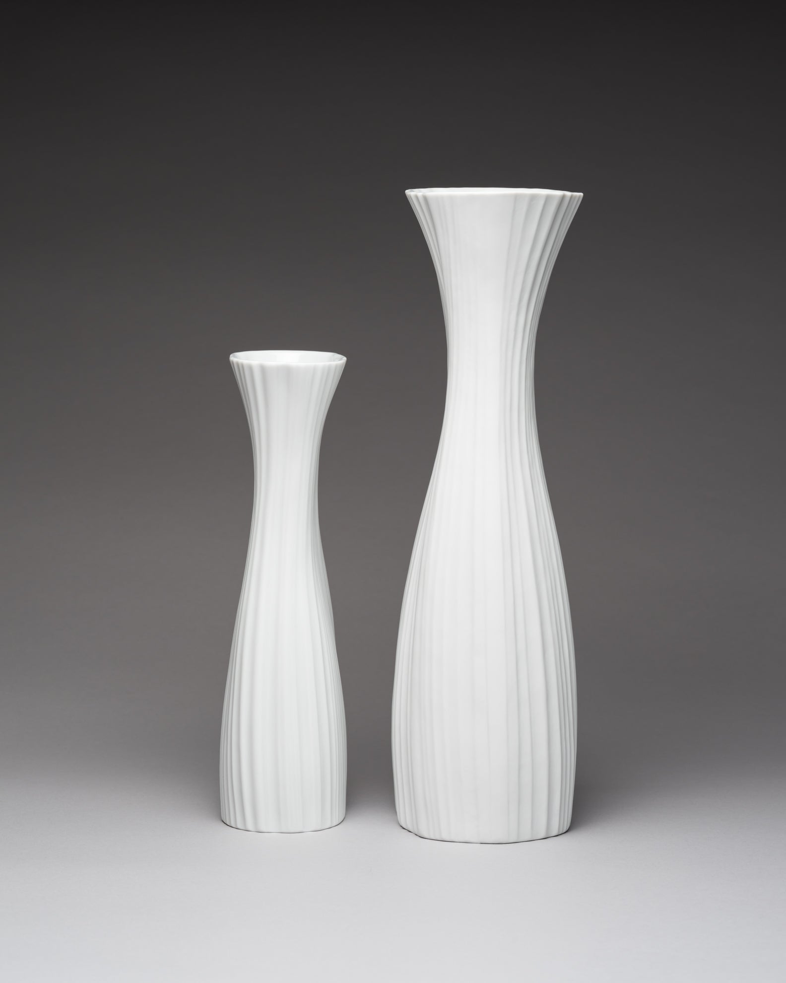 "Plissée" Porcelain Duo – Martin Freyer for Rosenthal, design 1968