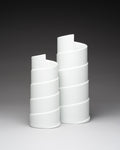 “Serpentina” Porcelain Vase Duo – Marcello Morandini for Rosenthal, 1980s