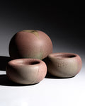 Reduction Glaze Ceramic Trio – Mario Enke Studio Pottery, 1980s