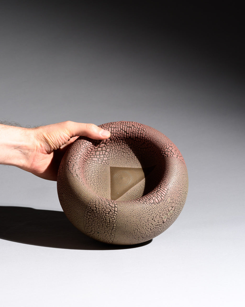 Reduction Glaze Ceramic Trio – Mario Enke Studio Pottery, 1980s