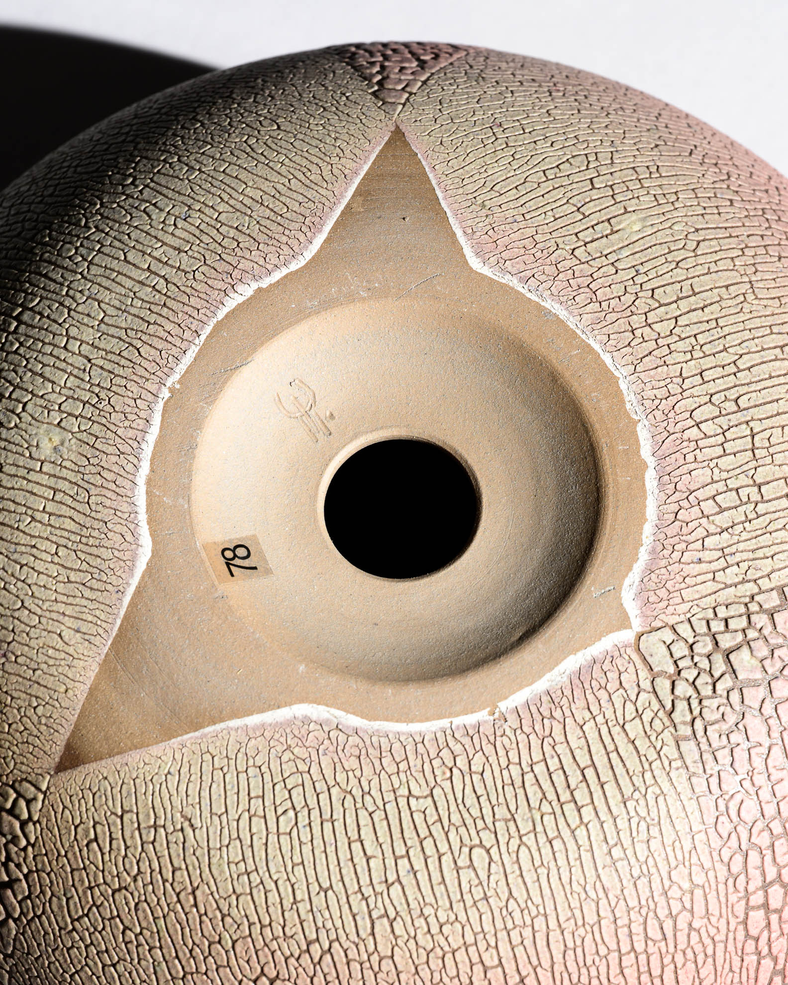 Reduction Glaze Ceramic Trio – Mario Enke Studio Pottery, 1980s