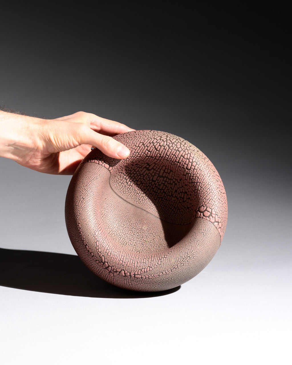 Reduction Glaze Ceramic Trio – Mario Enke Studio Pottery, 1980s