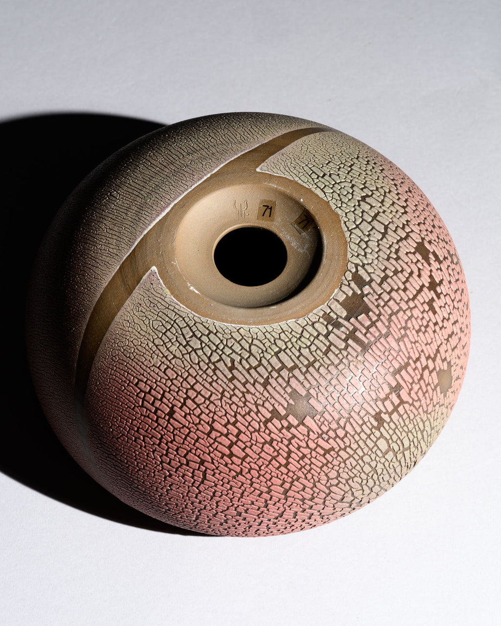 Reduction Glaze Ceramic Trio – Mario Enke Studio Pottery, 1980s