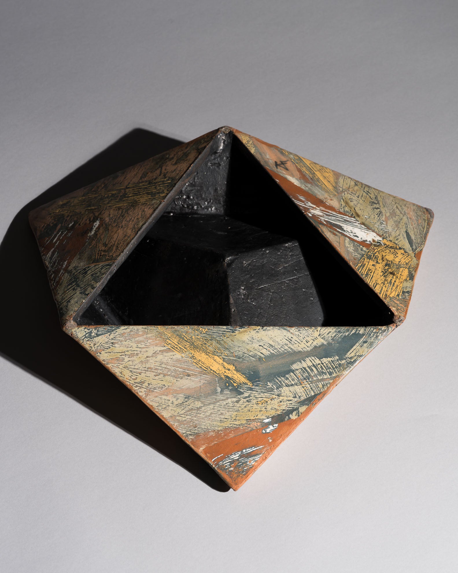 Geometric Stoneware Object – Karl Fulle Studio Pottery, early 1990s