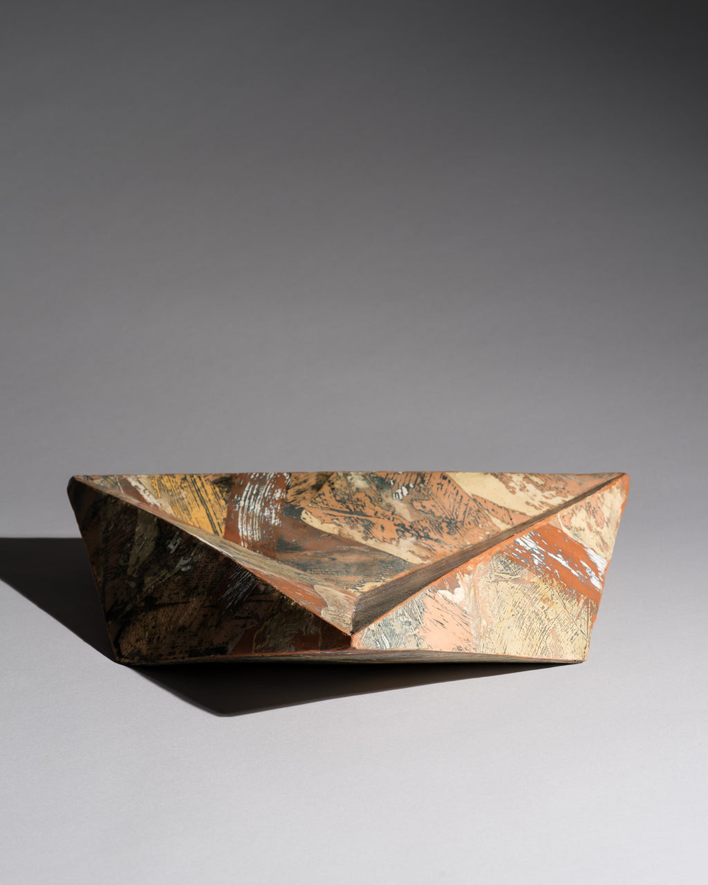 Geometric Stoneware Object – Karl Fulle Studio Pottery, early 1990s