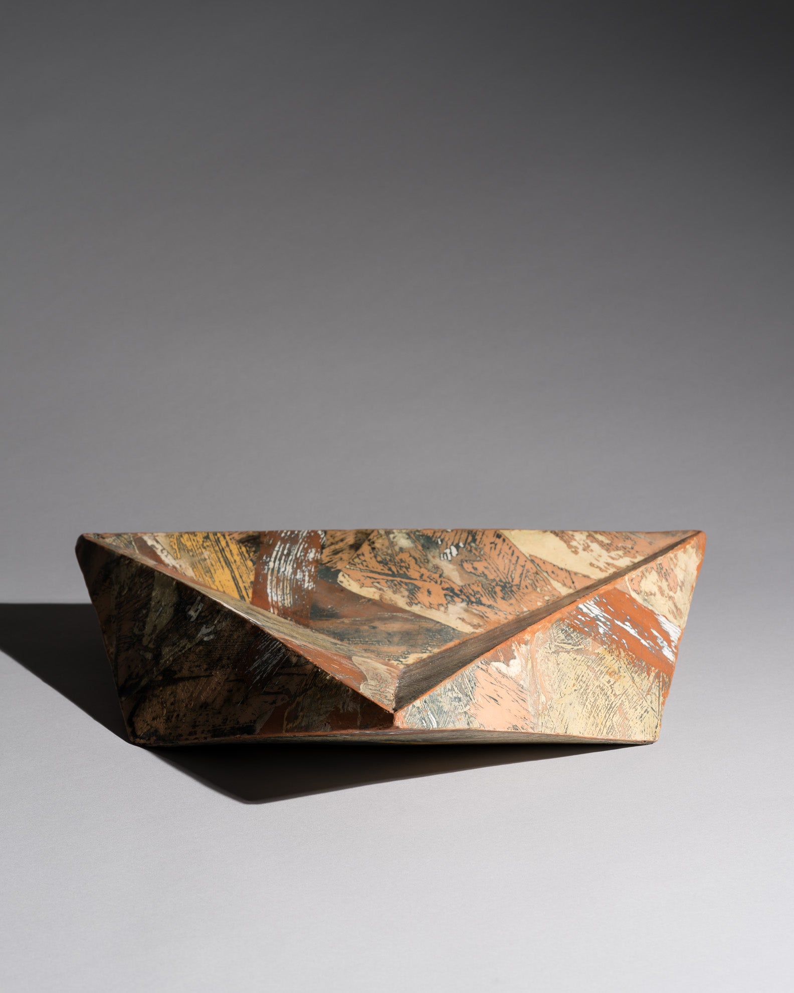 Geometric Stoneware Object – Karl Fulle Studio Pottery, early 1990s