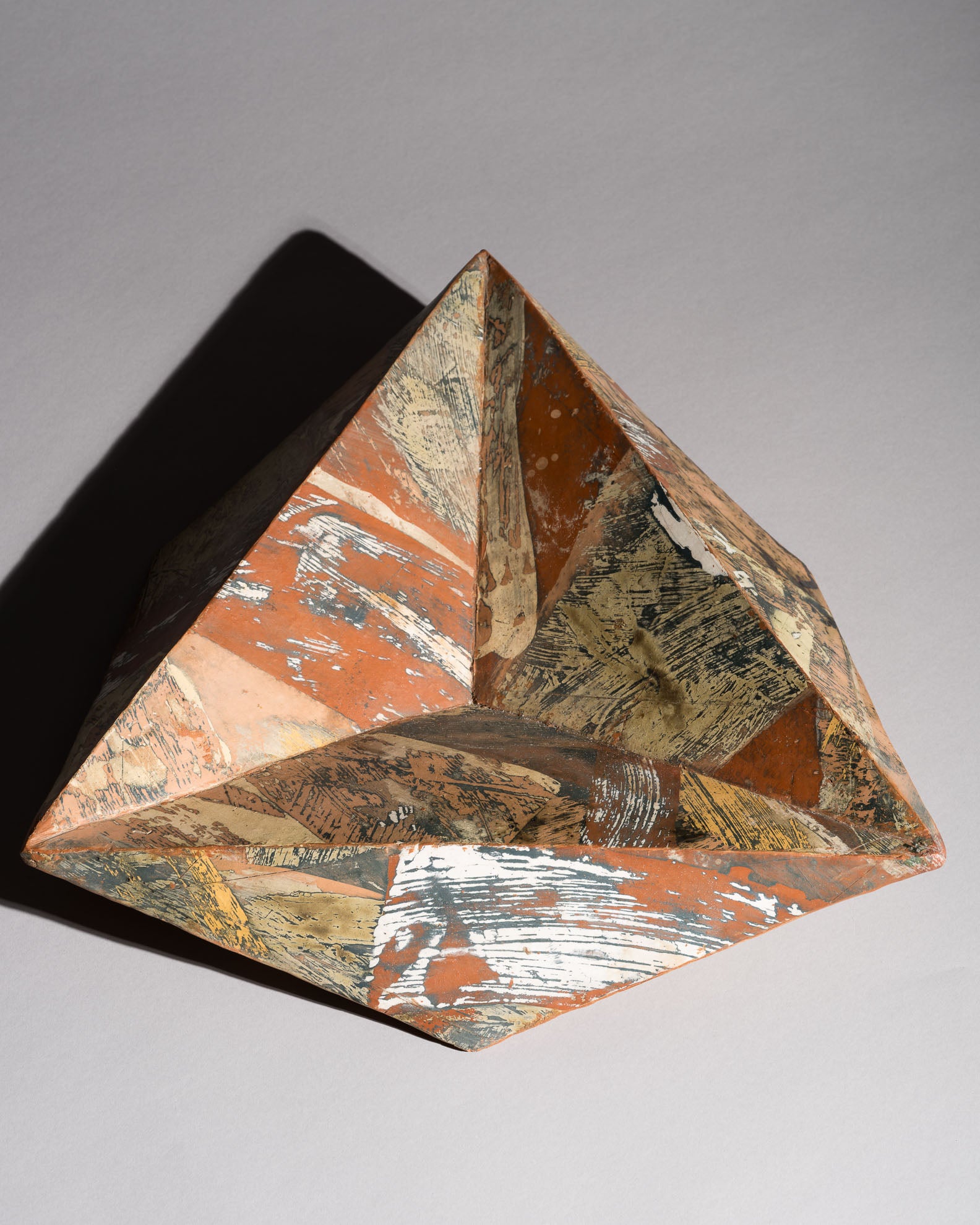 Geometric Stoneware Object – Karl Fulle Studio Pottery, early 1990s