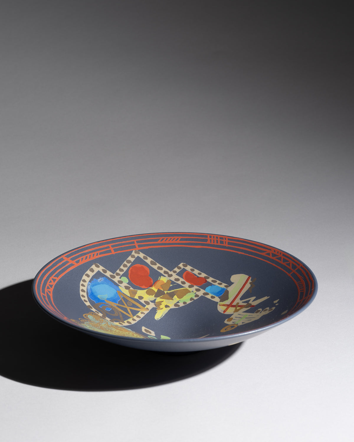 “Liguria” Porcelain Wall Plate – Gilbert Portanier for Rosenthal, 1970s–1980s