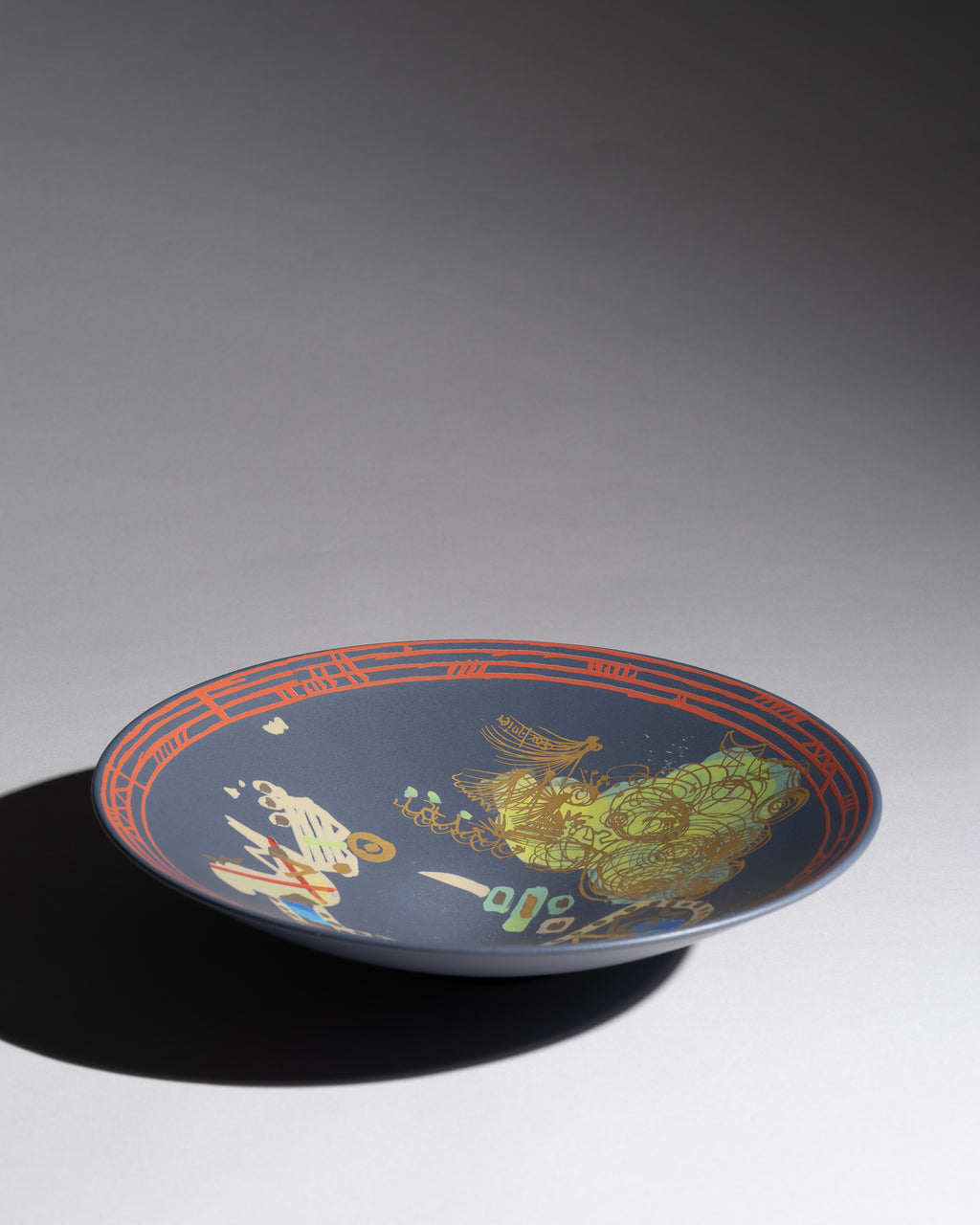 “Liguria” Porcelain Wall Plate – Gilbert Portanier for Rosenthal, 1970s–1980s