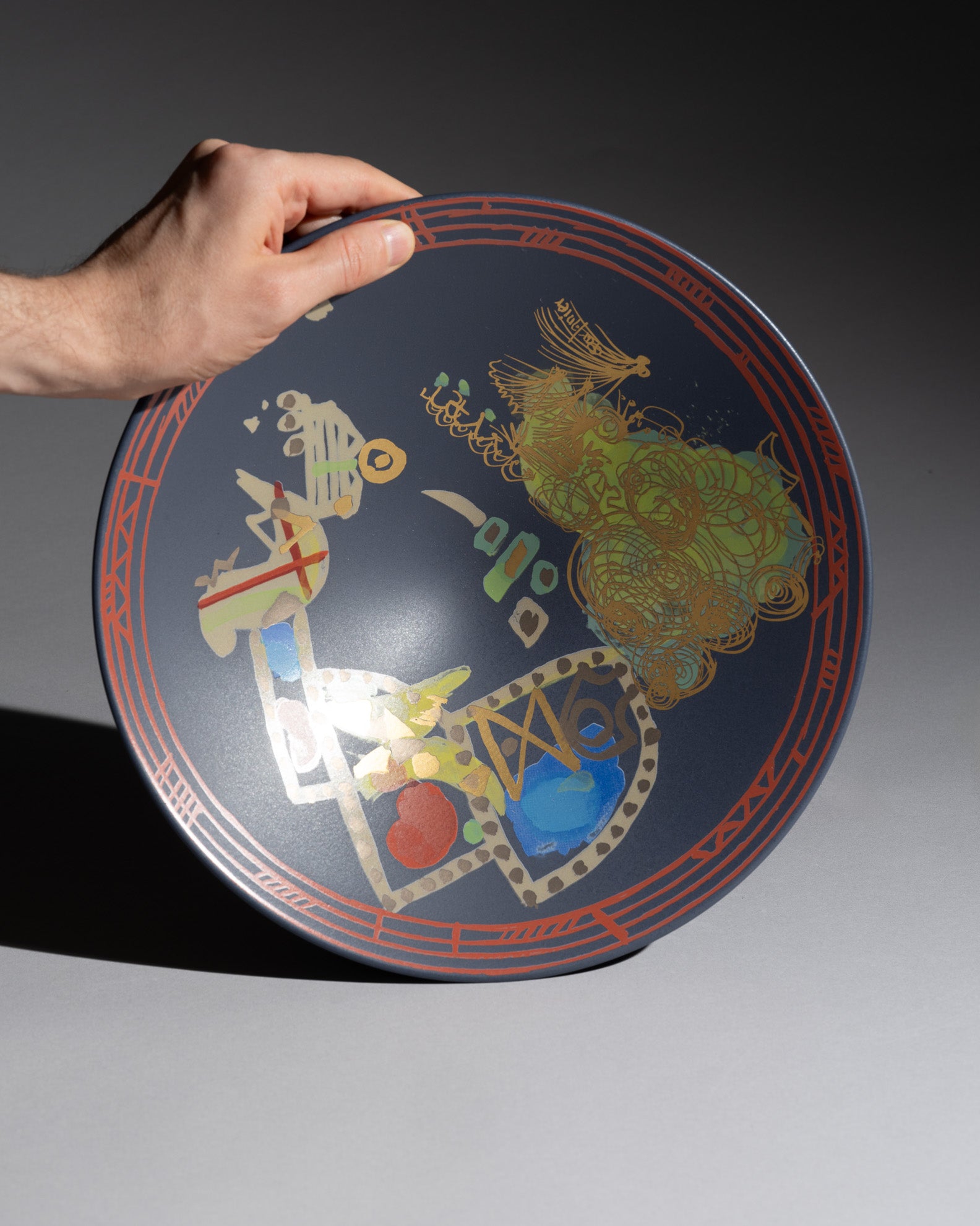 “Liguria” Porcelain Wall Plate – Gilbert Portanier for Rosenthal, 1970s–1980s