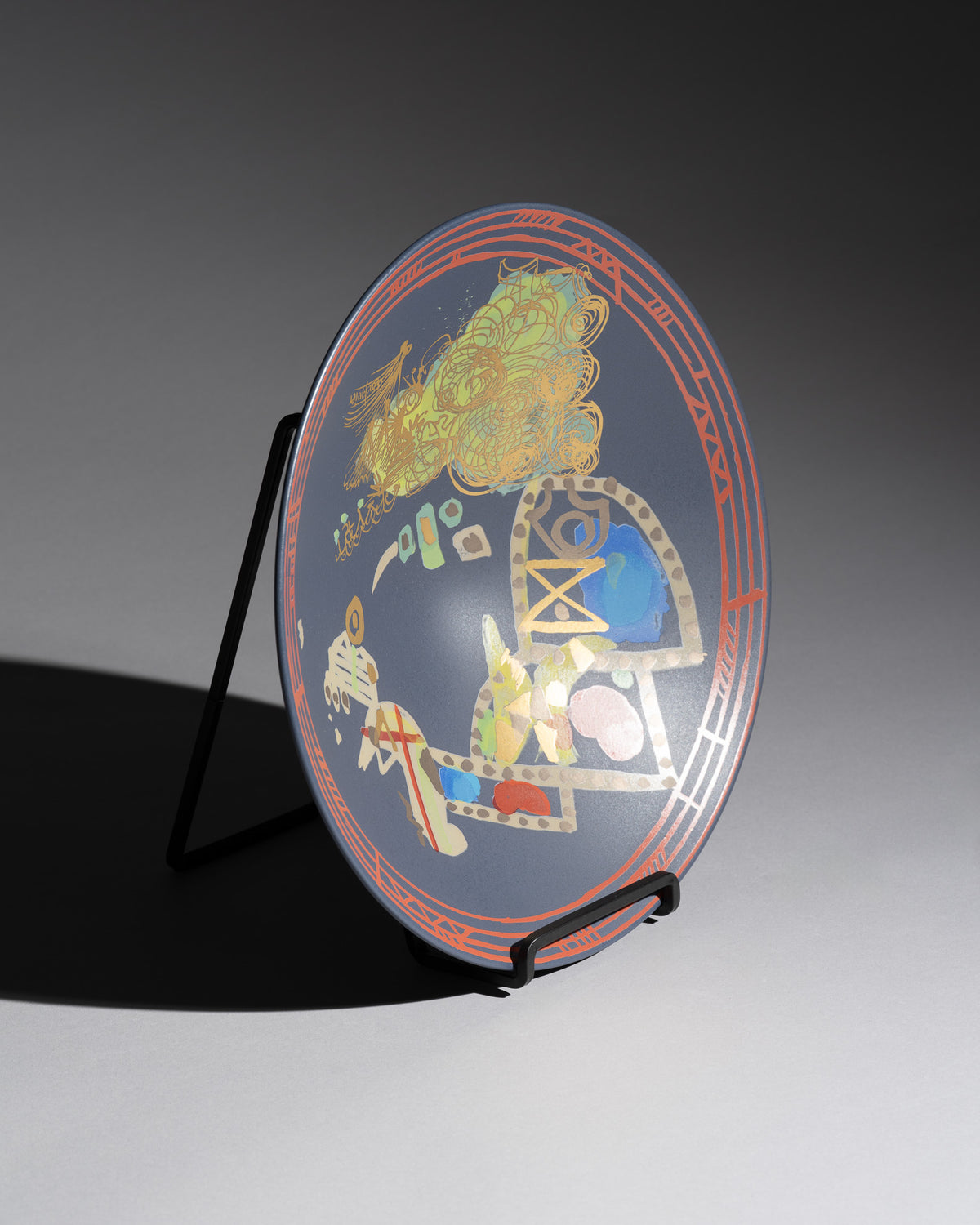 “Liguria” Porcelain Wall Plate – Gilbert Portanier for Rosenthal, 1970s–1980s