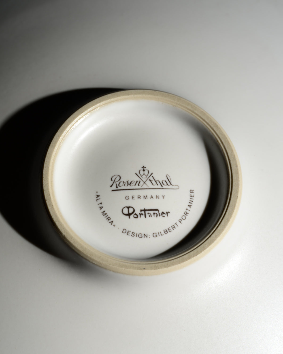 “Alta Mira” Porcelain Wall Plate – Gilbert Portanier for Rosenthal, 1970s–1980s