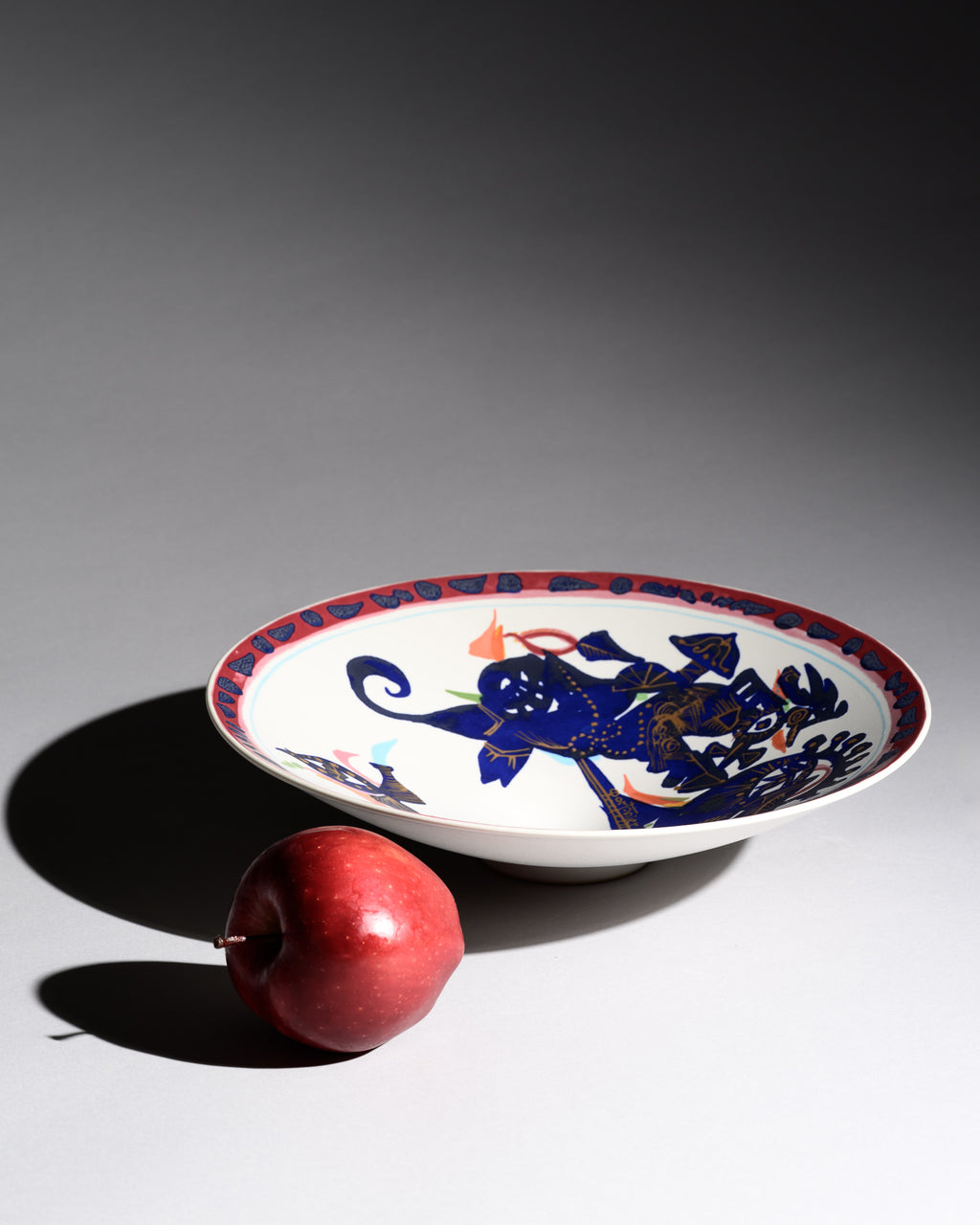 “Alta Mira” Porcelain Wall Plate – Gilbert Portanier for Rosenthal, 1970s–1980s