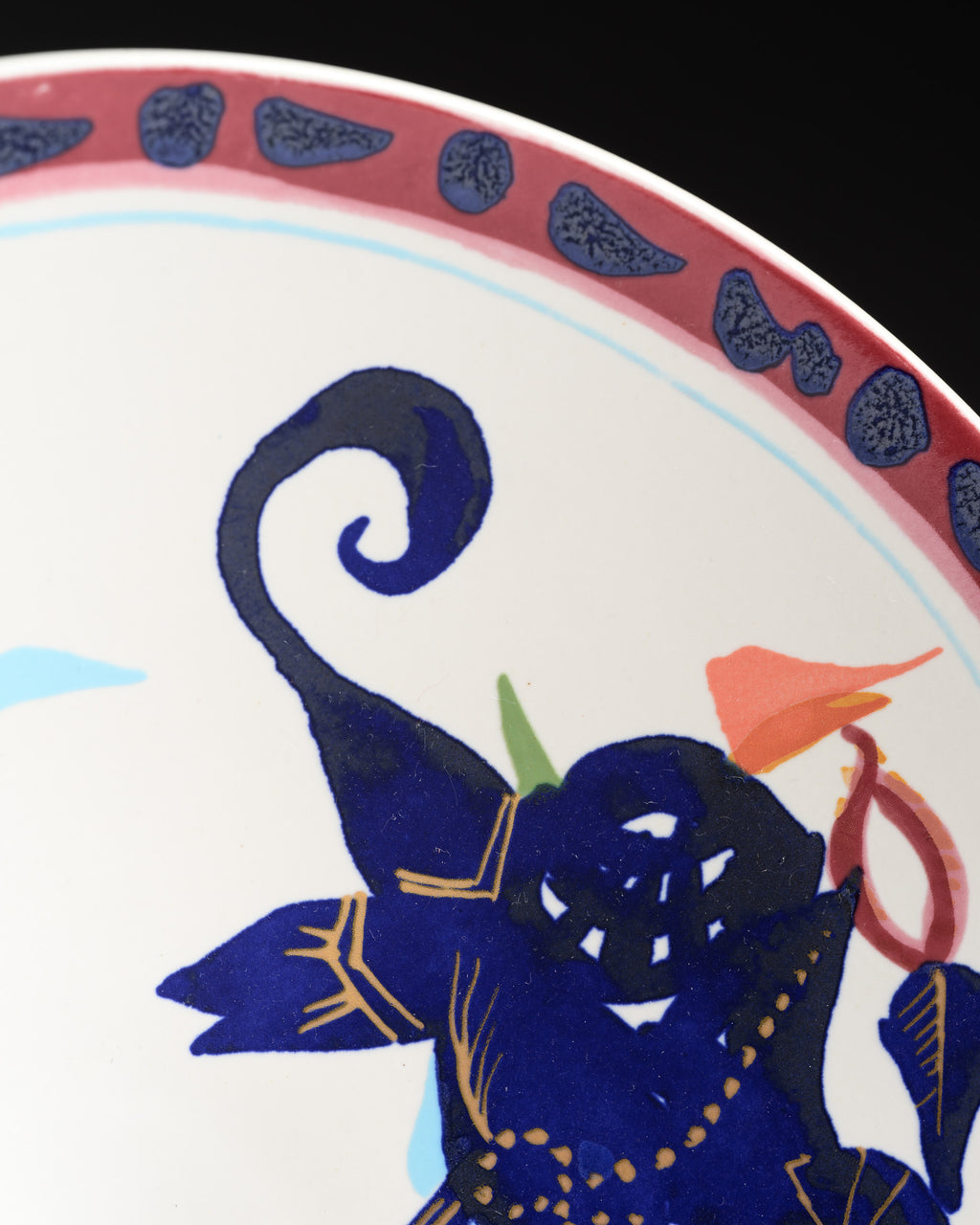 “Alta Mira” Porcelain Wall Plate – Gilbert Portanier for Rosenthal, 1970s–1980s